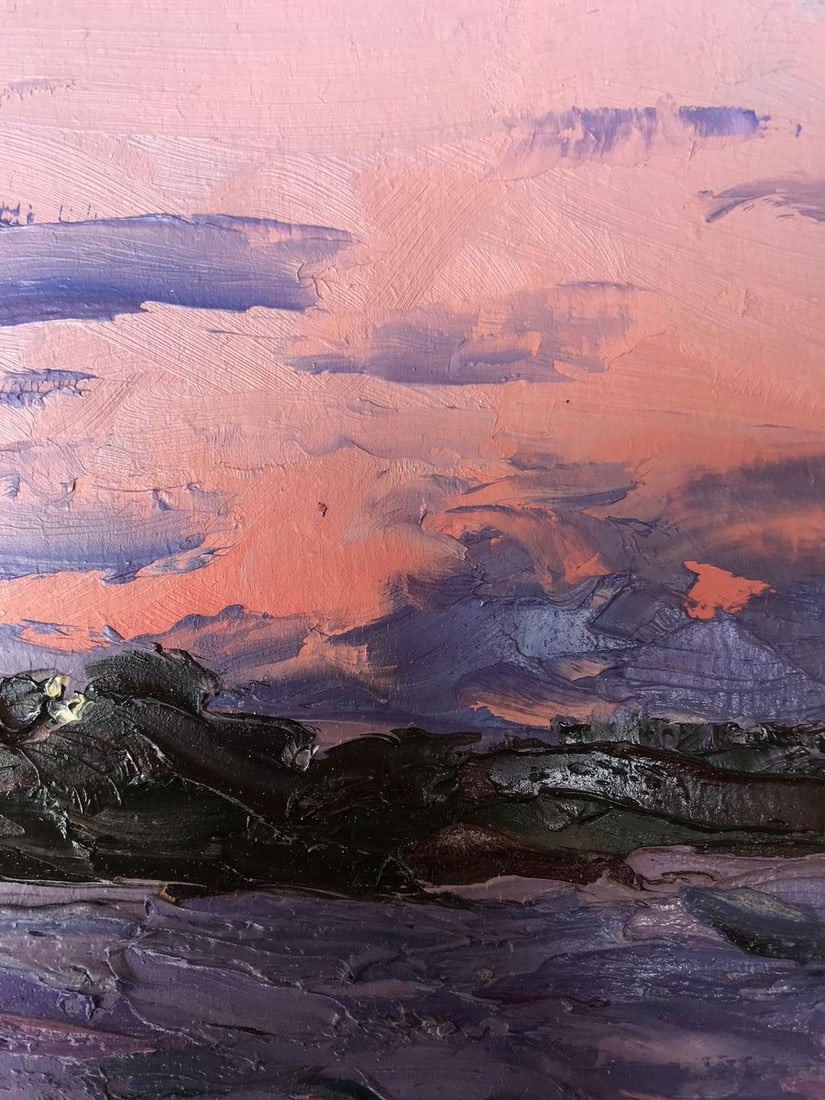 Oil painting Sunset at sea Alexander Nikolaevich Cherednichenko - 5