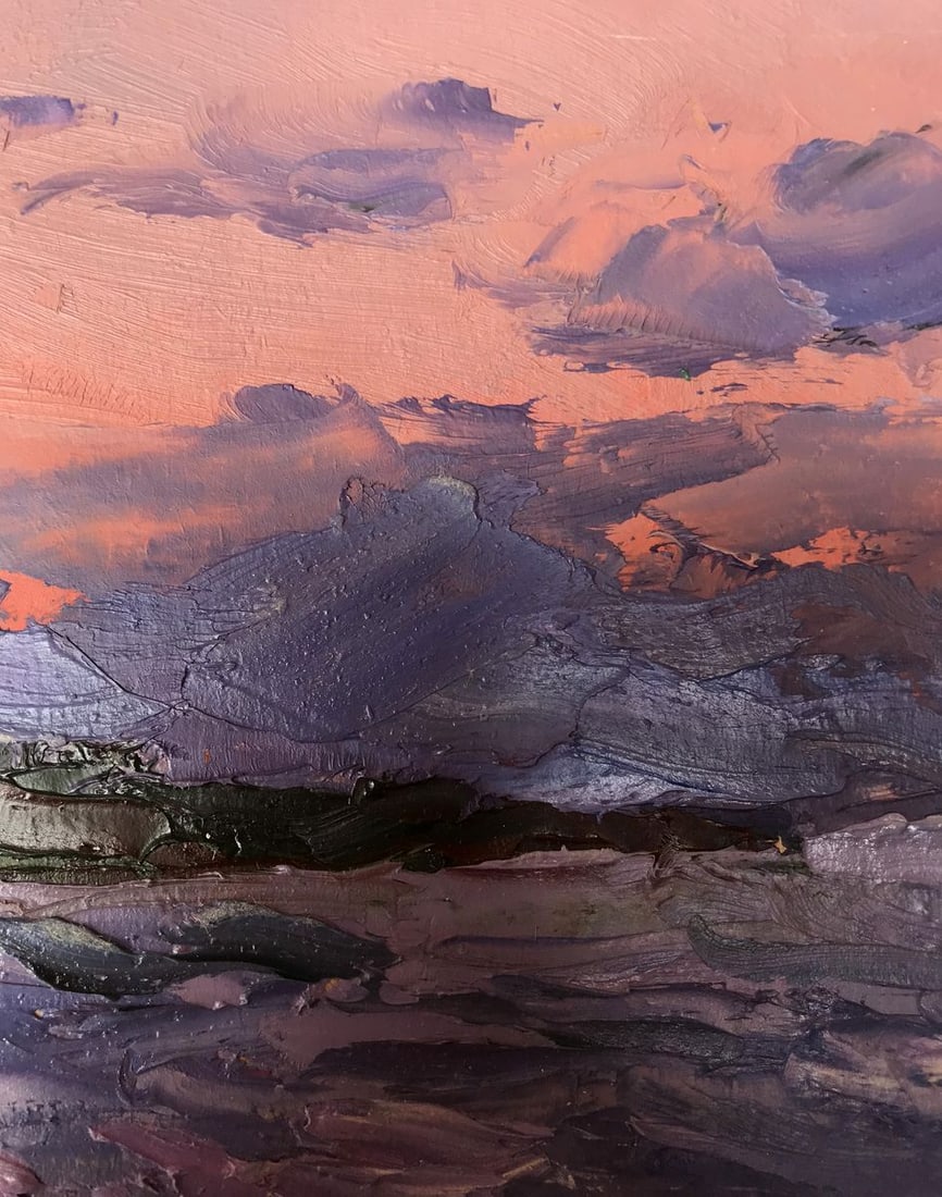 Oil painting Sunset at sea Alexander Nikolaevich Cherednichenko - 7