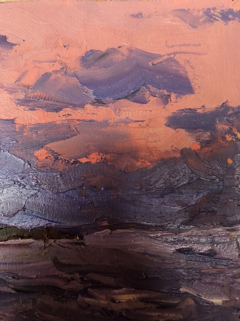 Oil painting Sunset at sea Alexander Nikolaevich Cherednichenko - 9