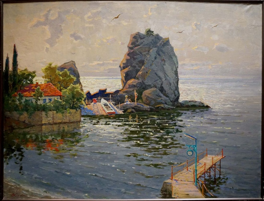 Oil painting Seascape (1 of 8)