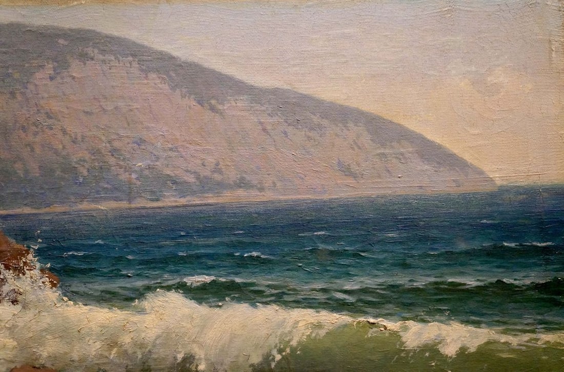 Oil painting Sea shore Osipov A. N. - 3