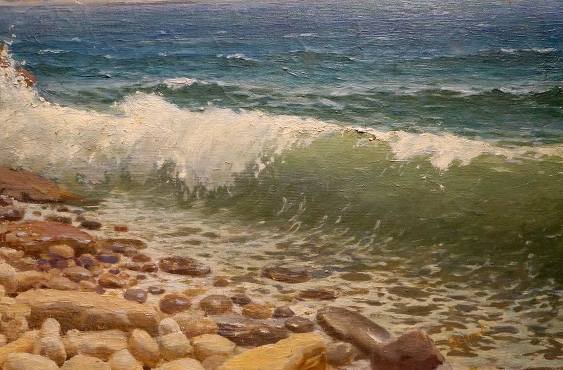 Oil painting Sea shore Osipov A. N. - 5