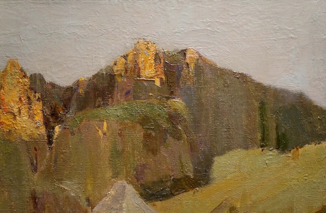 Oil painting Morning in Castropol Strelov Arkady Efimovich - 3