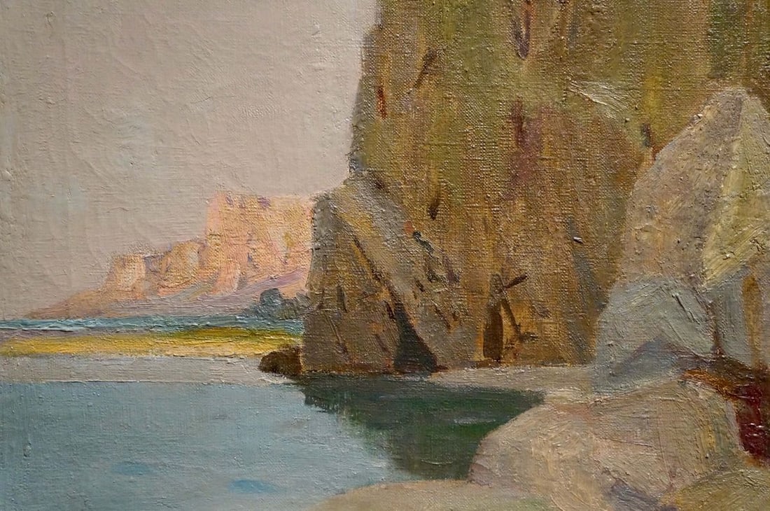 Oil painting Morning in Castropol Strelov Arkady Efimovich - 4