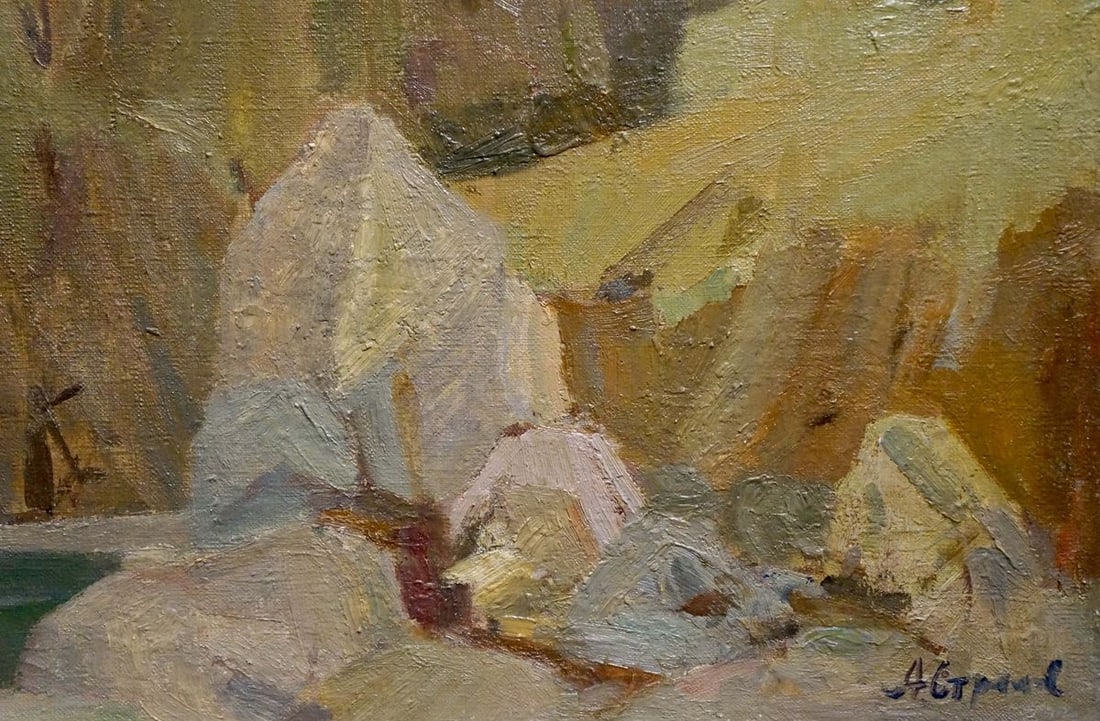 Oil painting Morning in Castropol Strelov Arkady Efimovich - 5