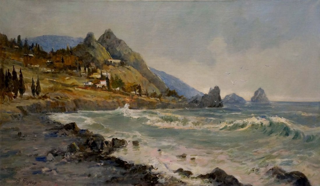 Oil painting Before the storm (1 of 8)