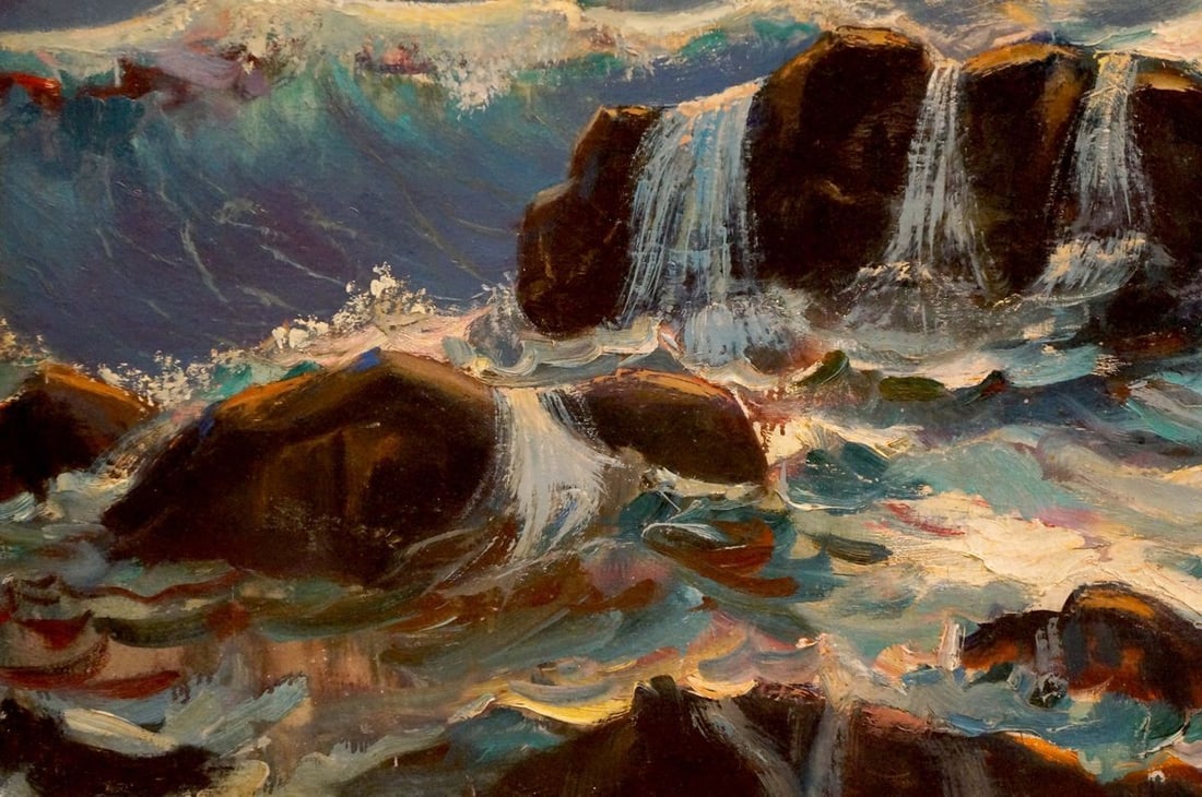 Oil painting Sunset at sea Zakharov Fedor Zakharovich - 2