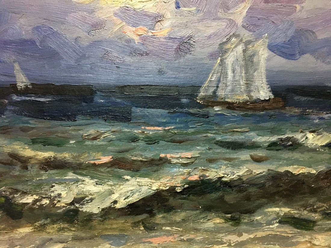 Oil painting Impending storm S. Sokolov - 3