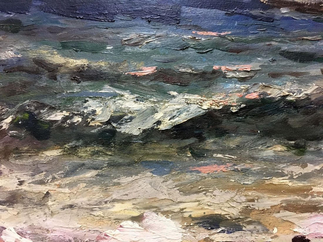 Oil painting Impending storm S. Sokolov - 4