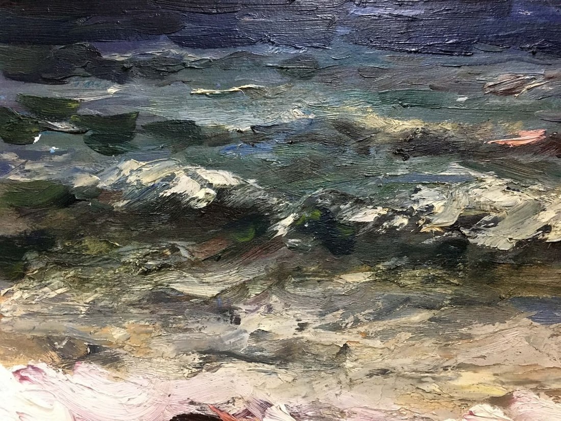 Oil painting Impending storm S. Sokolov - 5