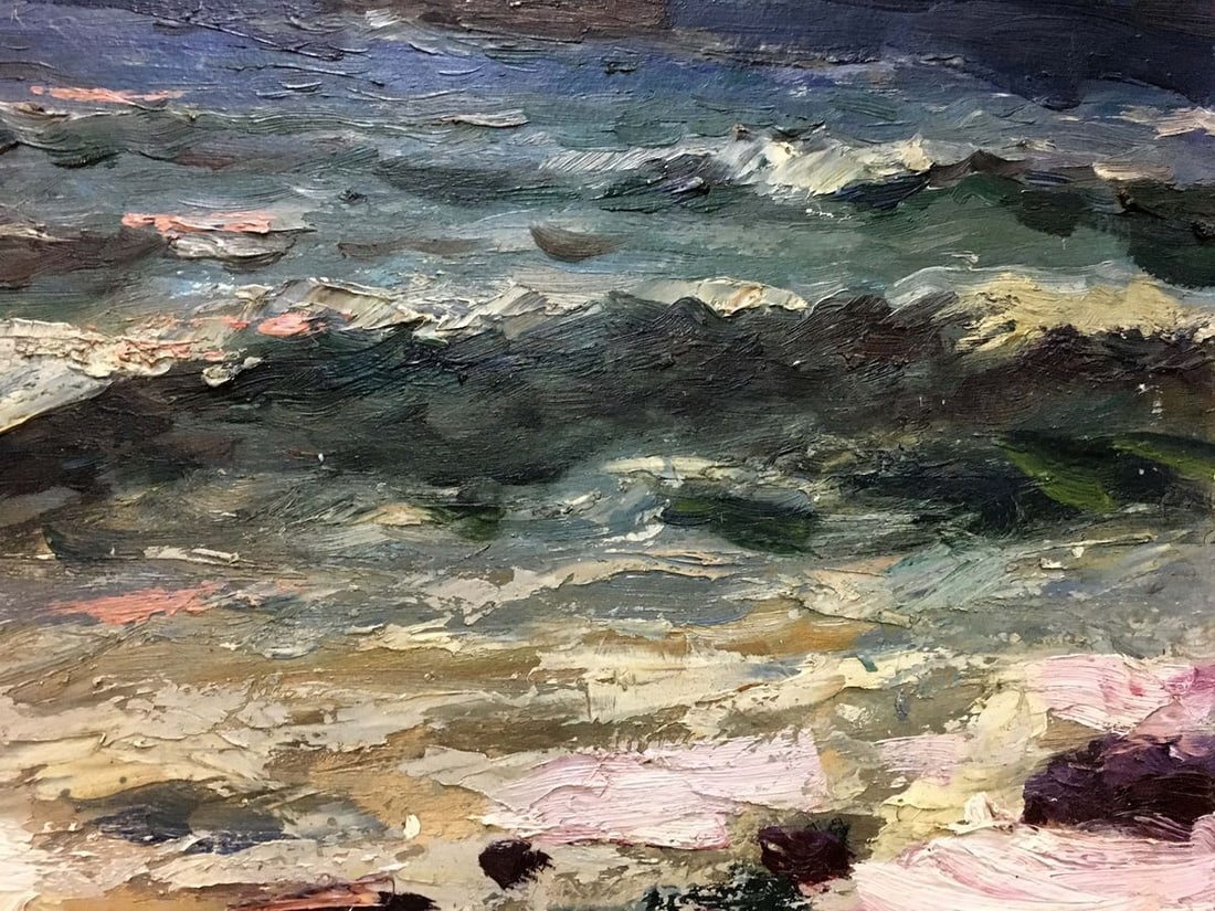 Oil painting Impending storm S. Sokolov - 6