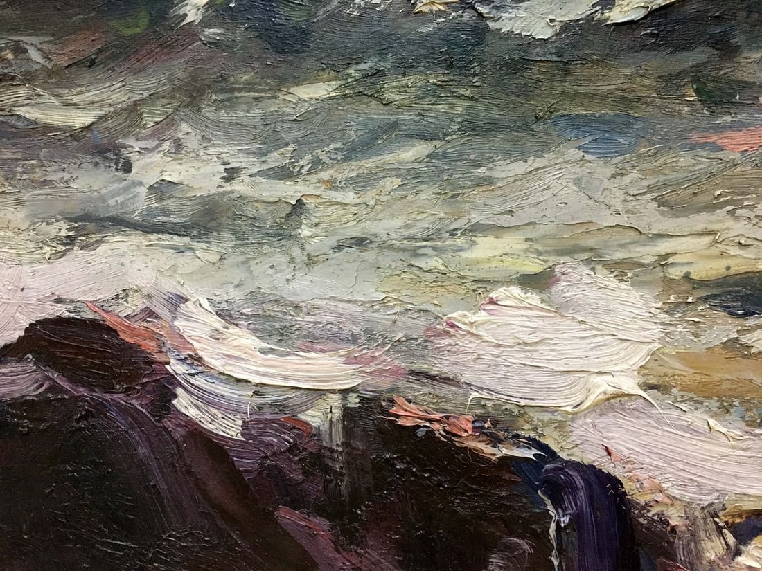 Oil painting Impending storm S. Sokolov - 8