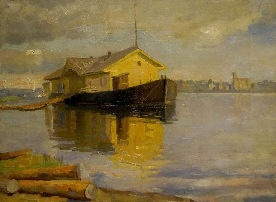 Oil painting Port - 4