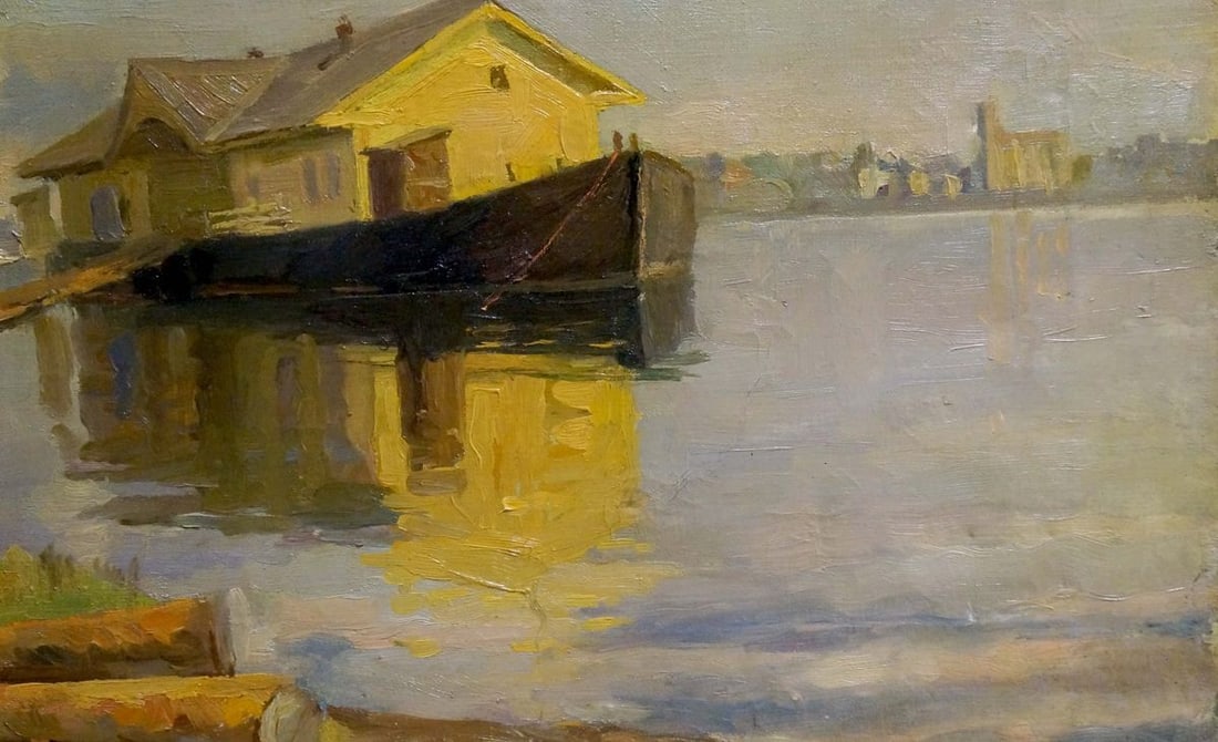 Oil painting Port - 5