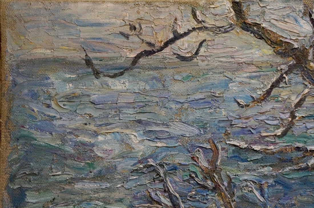 Oil painting Sea in winter Sorokina Natalia Tikhonovna - 2