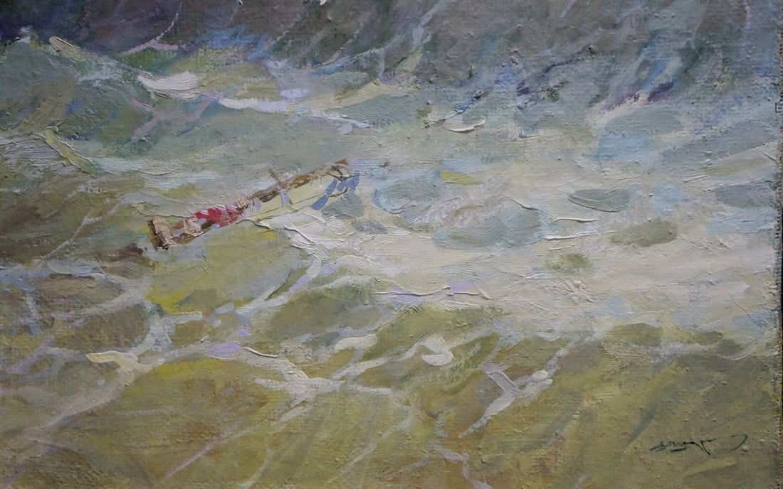 Oil painting Raging sea Shadrin Alexander Petrovich - 5