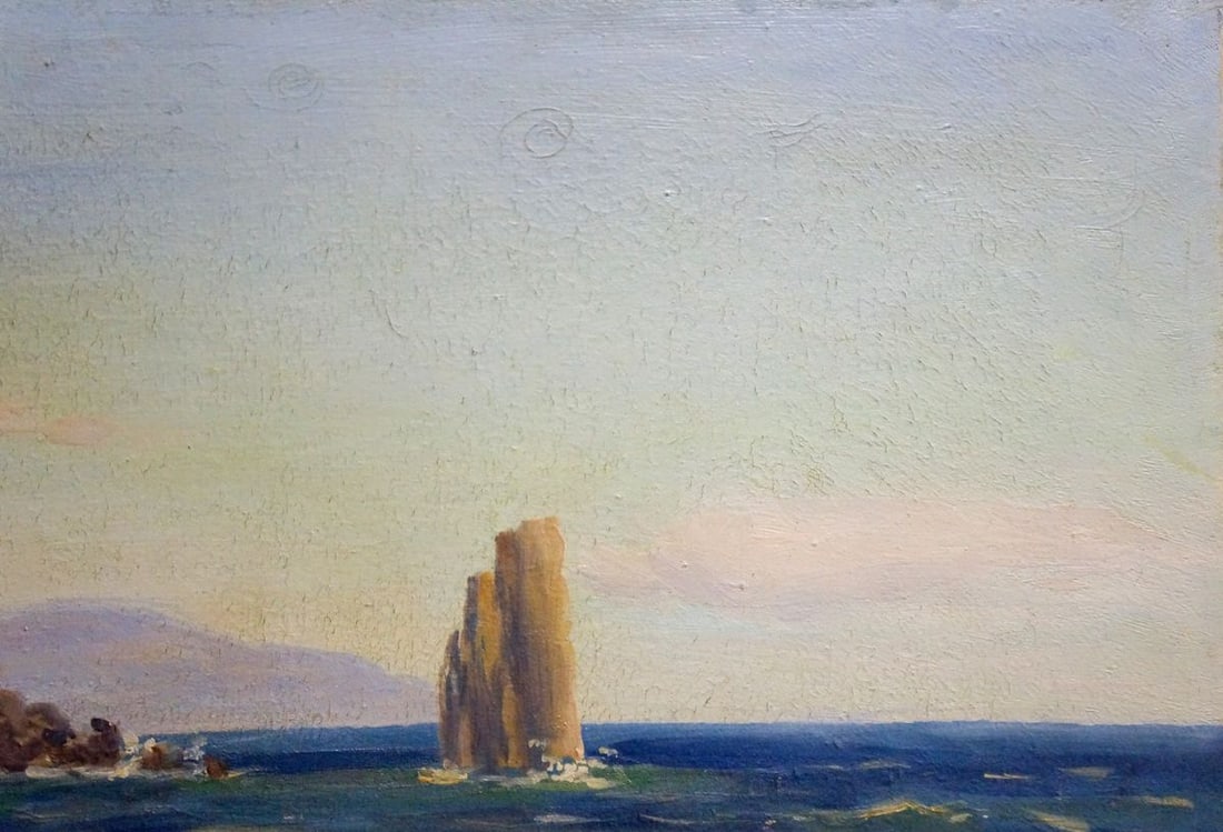 Oil painting Sea shore - 3