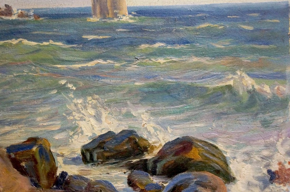 Oil painting Sea shore - 5