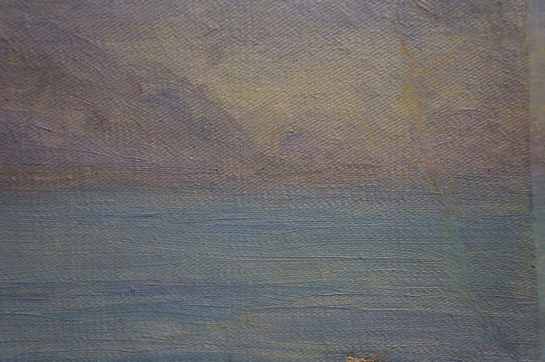 Oil painting Off the coast Paul Christiaan Bos - 5