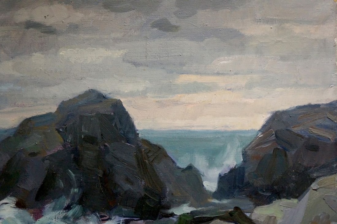 Oil painting Raging sea Puzyr'kov Viktor Grigor'yevich - 3