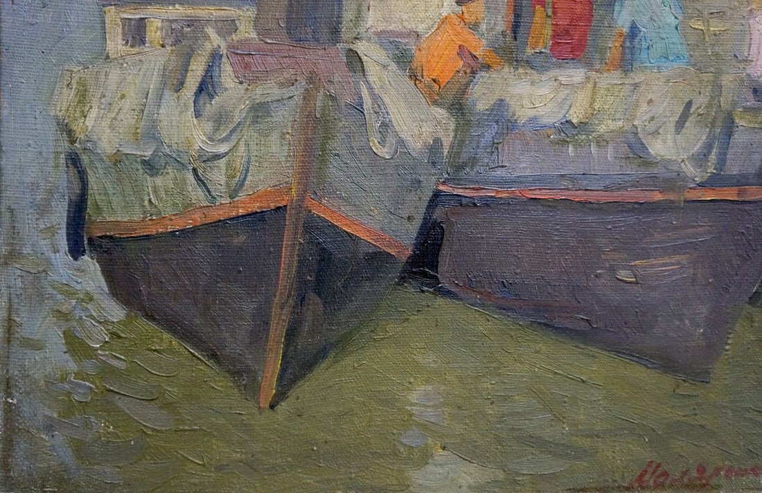 Oil painting Preparing for sailing Malyarenko Igor Alekseevich - 4