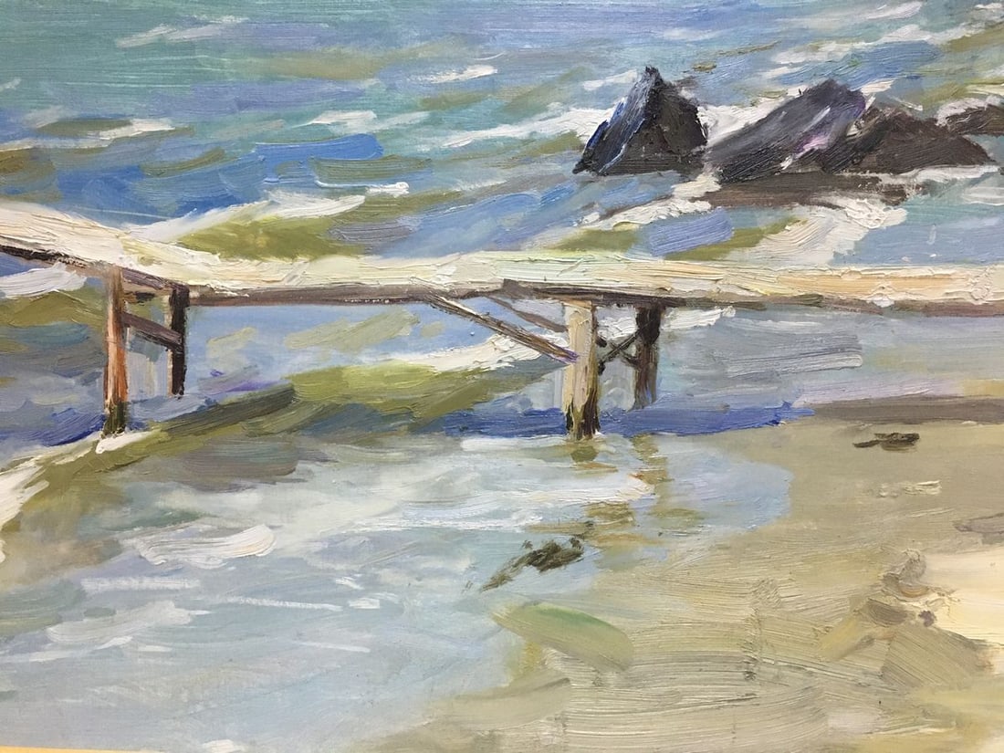 Oil painting Sea shore Dmitriev Alexander Vladimirovich - 2