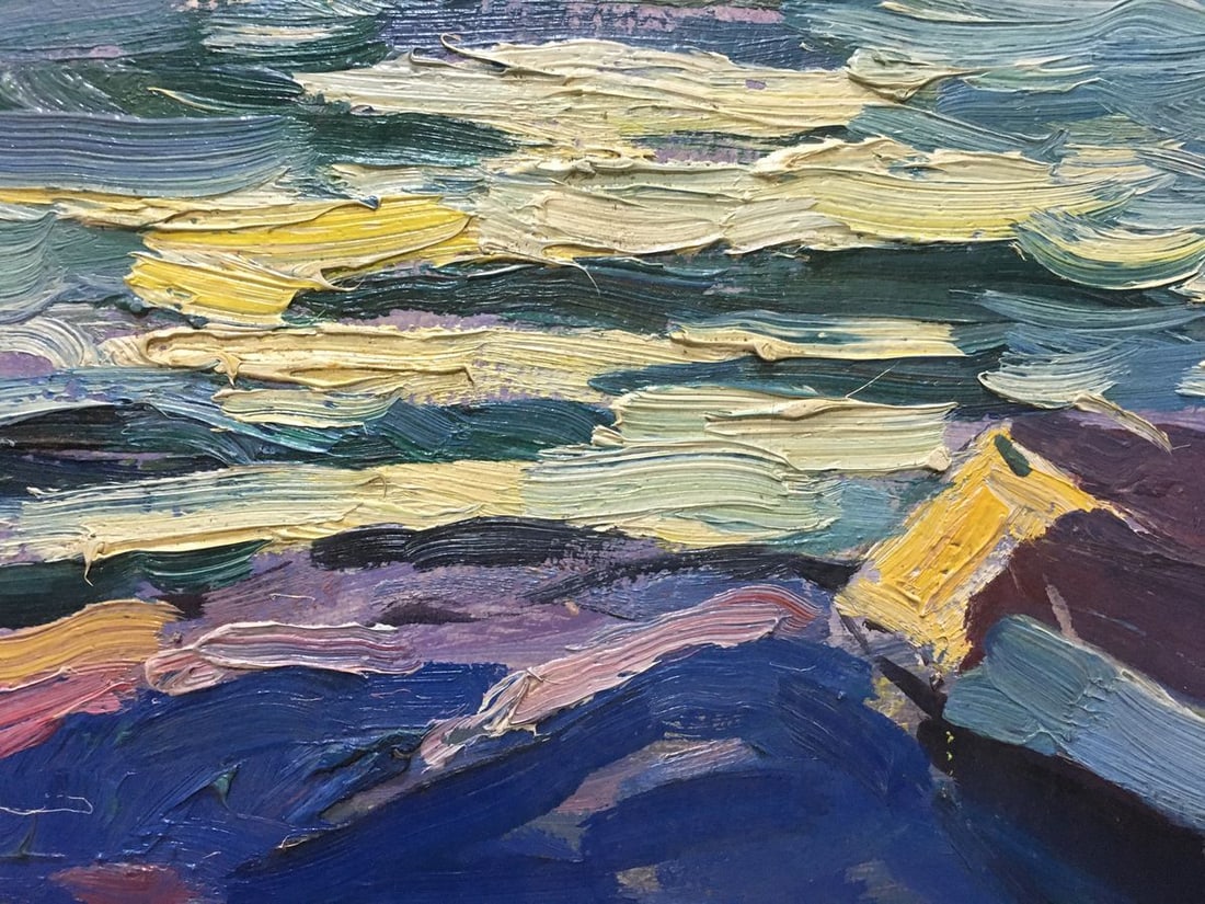 Oil painting Off the coast Shadrin S. - 11