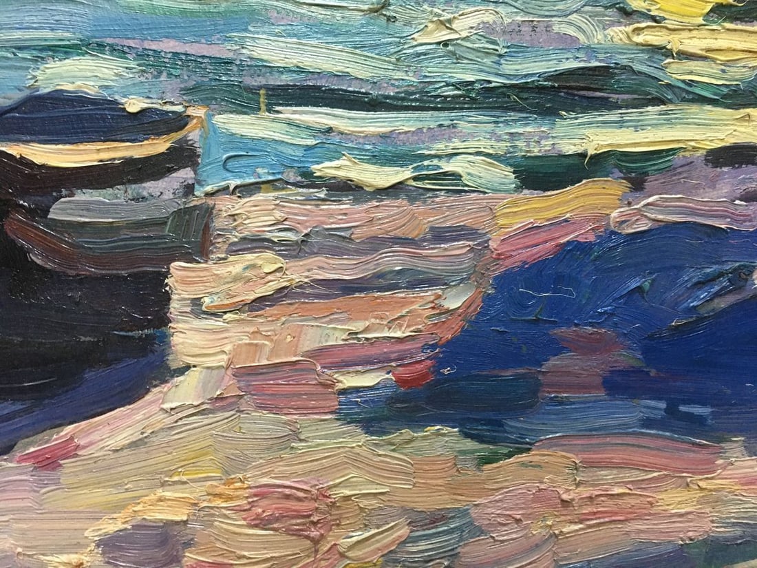 Oil painting Off the coast Shadrin S. - 12