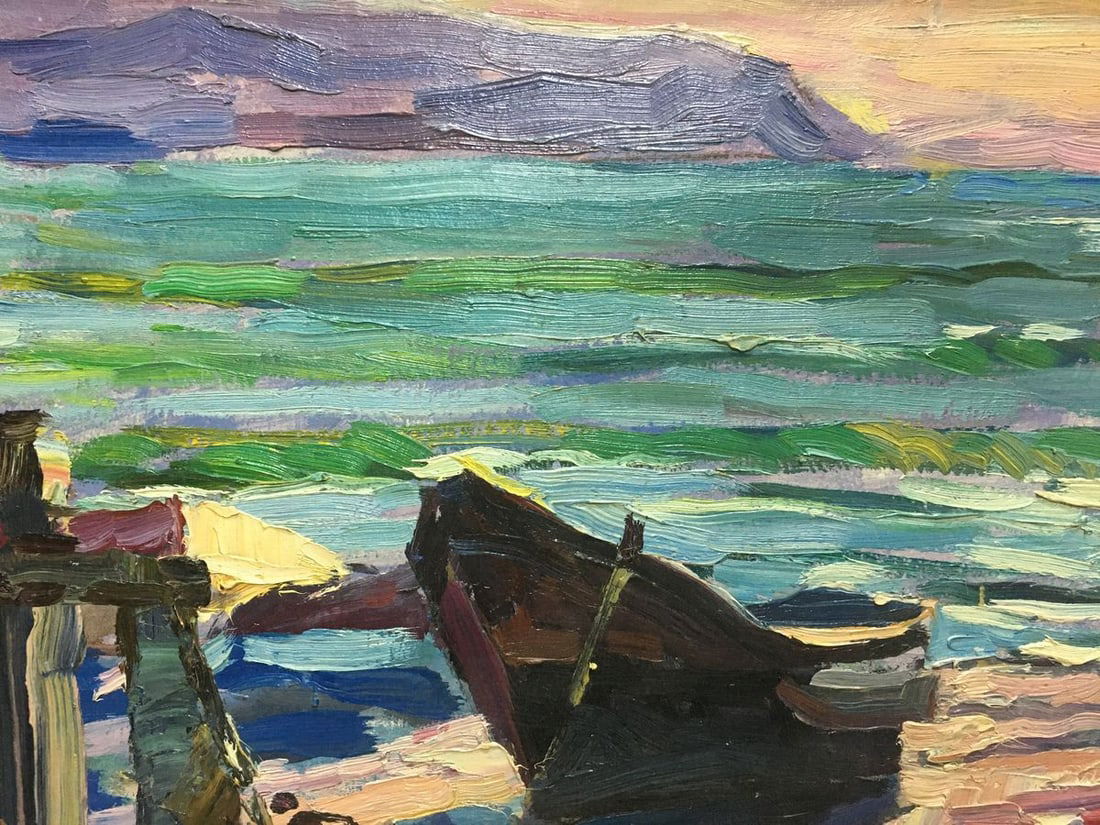 Oil painting Off the coast Shadrin S. - 2