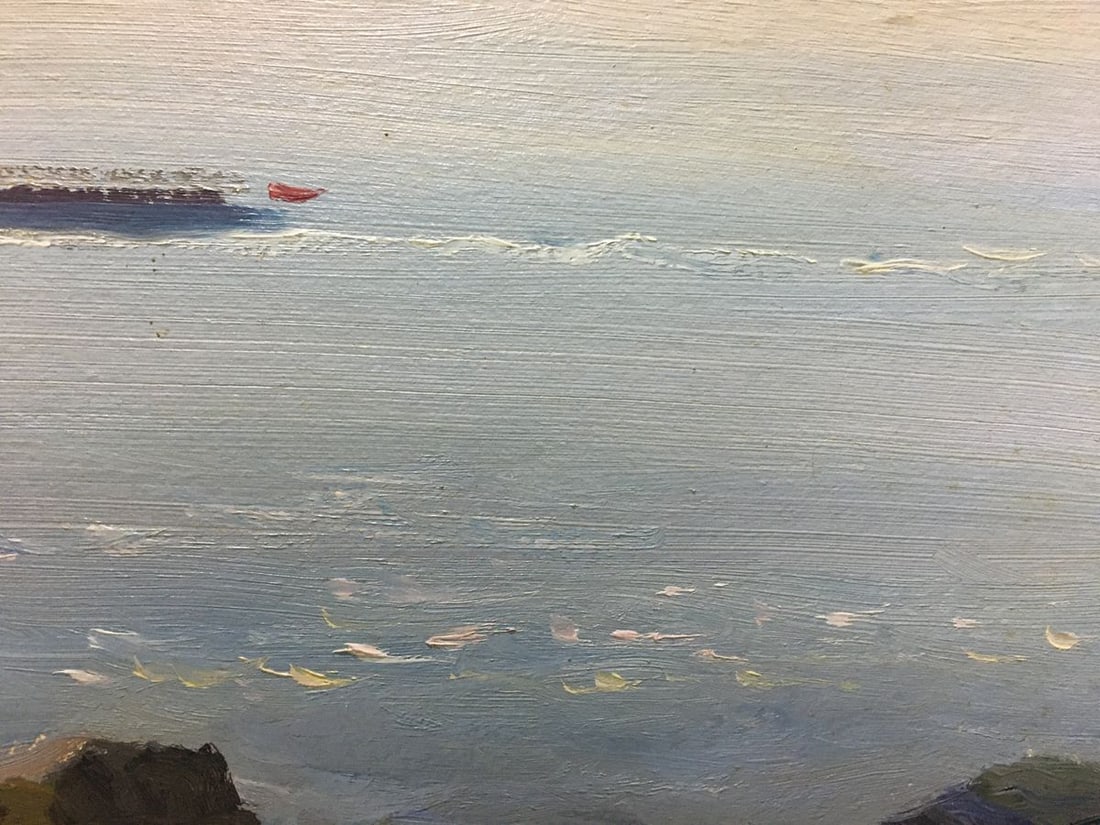 Oil painting Shore landscape Stepan Kalinovich Yarovoy - 6