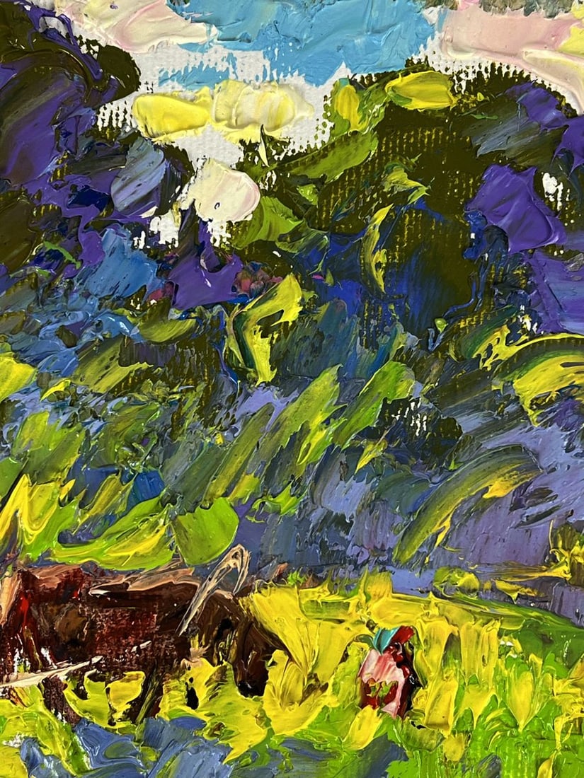 Oil painting Morning rest in the field Oleksiy Ivanyuk - 6