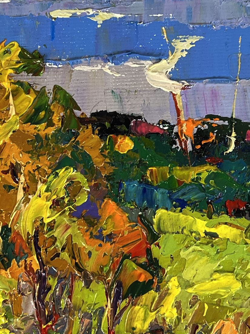 Oil painting In the sunny meadows Oksana Ivanyuk - 4