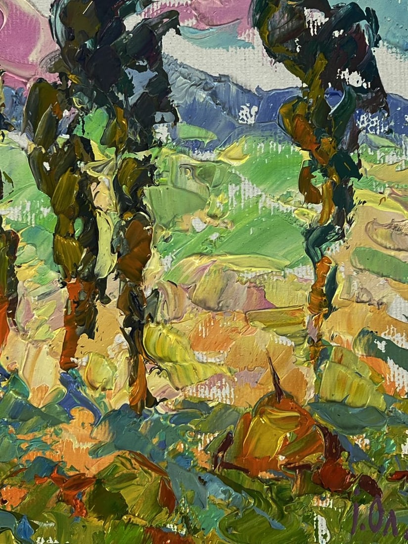 Oil painting In the sunny meadows Oleksiy Ivanyuk - 10