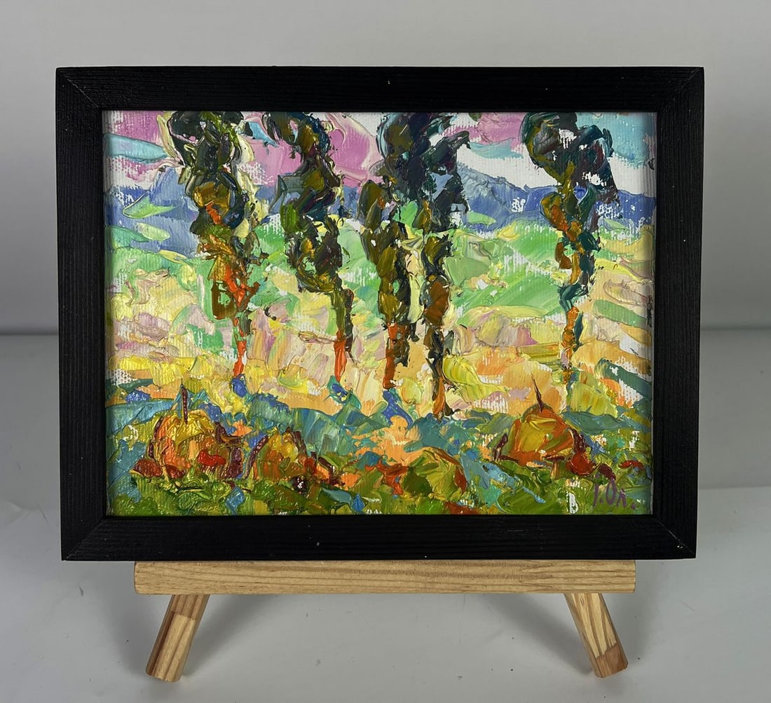 Oil painting In the sunny meadows Oleksiy Ivanyuk - 2