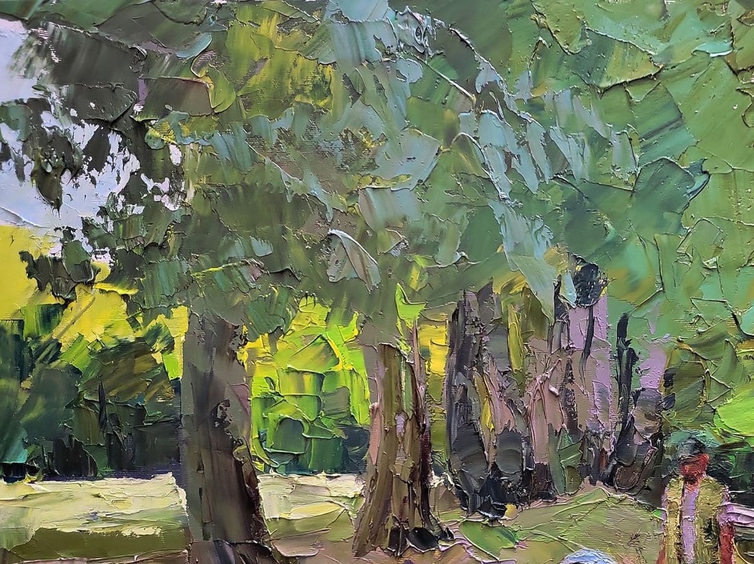 Oil painting A boat near the shore Boris Serdyuk - 6