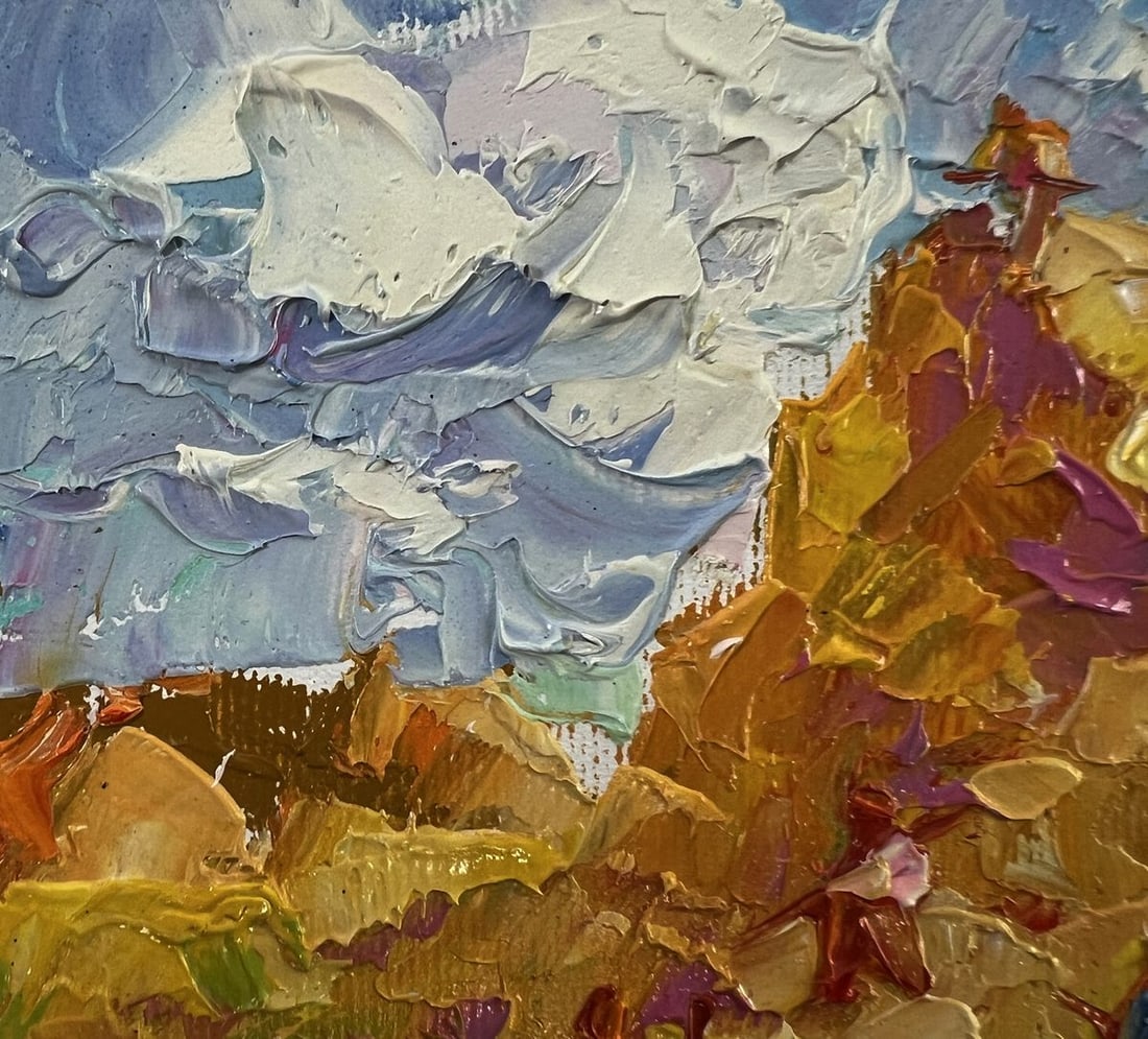 Oil painting Daytime haymaking Oleksiy Ivanyuk - 4