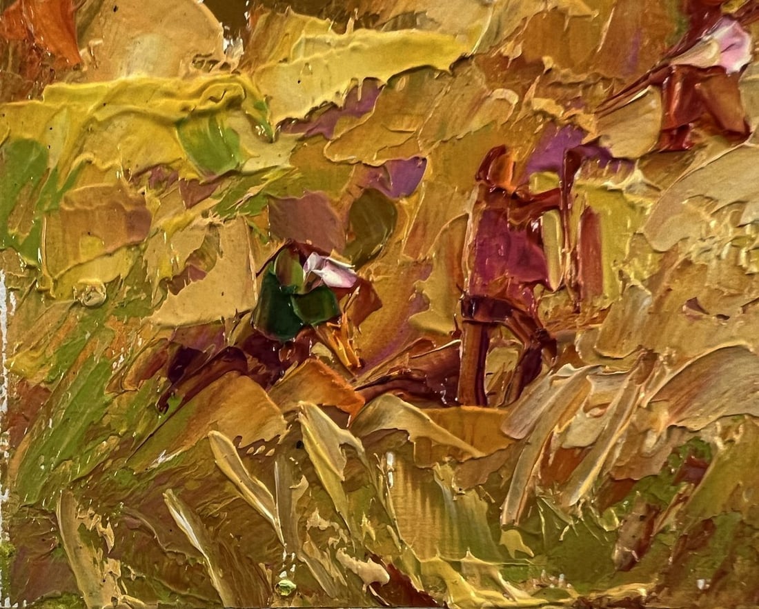 Oil painting Daytime haymaking Oleksiy Ivanyuk - 6