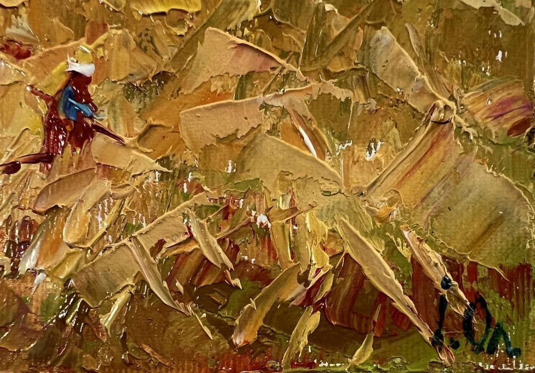 Oil painting Daytime haymaking Oleksiy Ivanyuk - 7