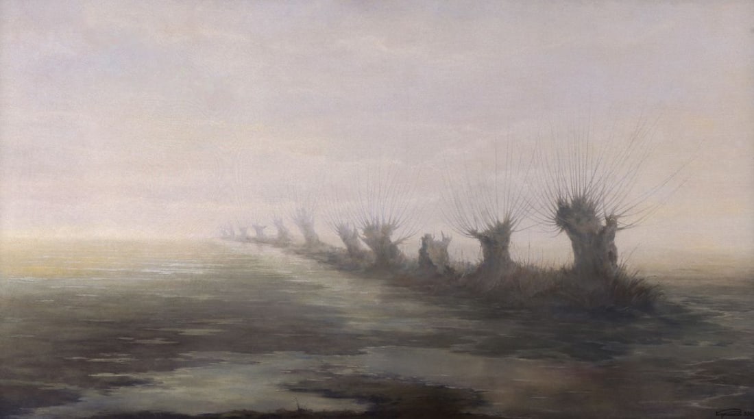 Oil painting Early spring Vasily Korkishko (1 of 5)