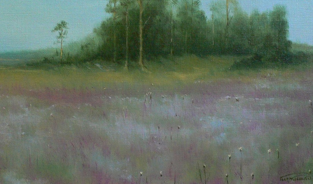 Oil painting Lavender is blooming Vasily Korkishko - 3