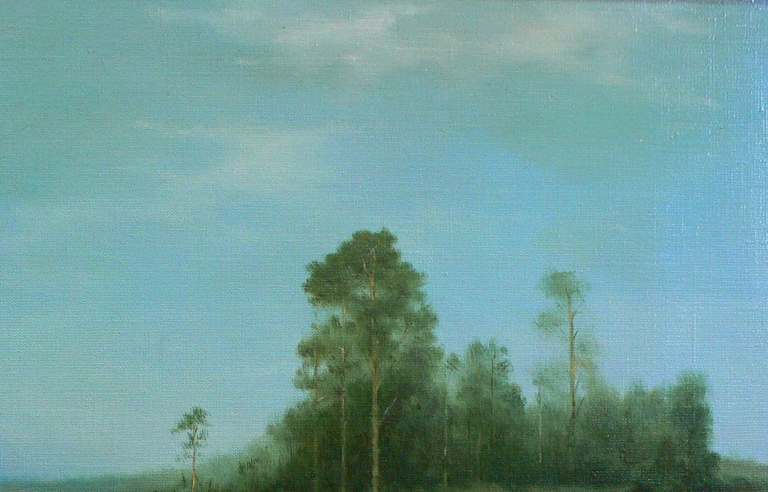 Oil painting Lavender is blooming Vasily Korkishko - 5