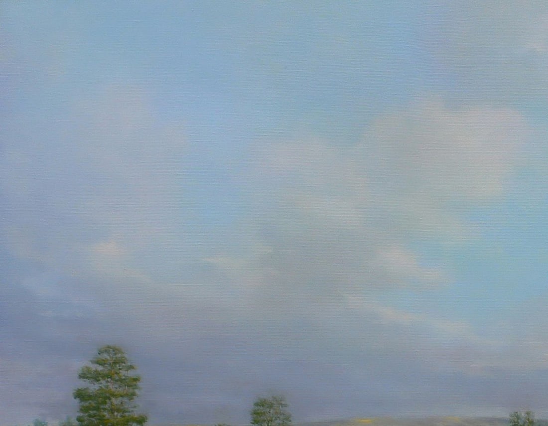 Oil painting In the vastness of wheat fields Vasily Korkishko - 4