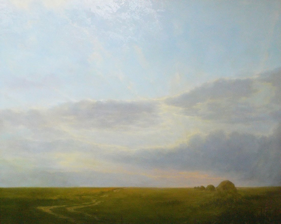 Oil painting Vast expanses of wheat fields Vasily Korkishko (1 of 6)