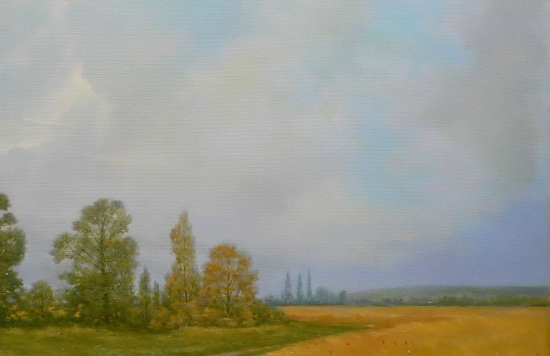 Oil painting Road under the clouds Vasily Korkishko - 5