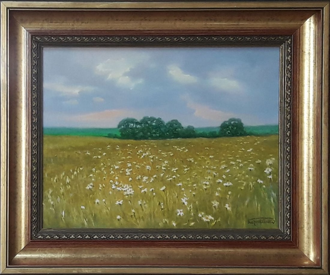 Oil painting The last warm days of summer Vasily Korkishko (1 of 7)