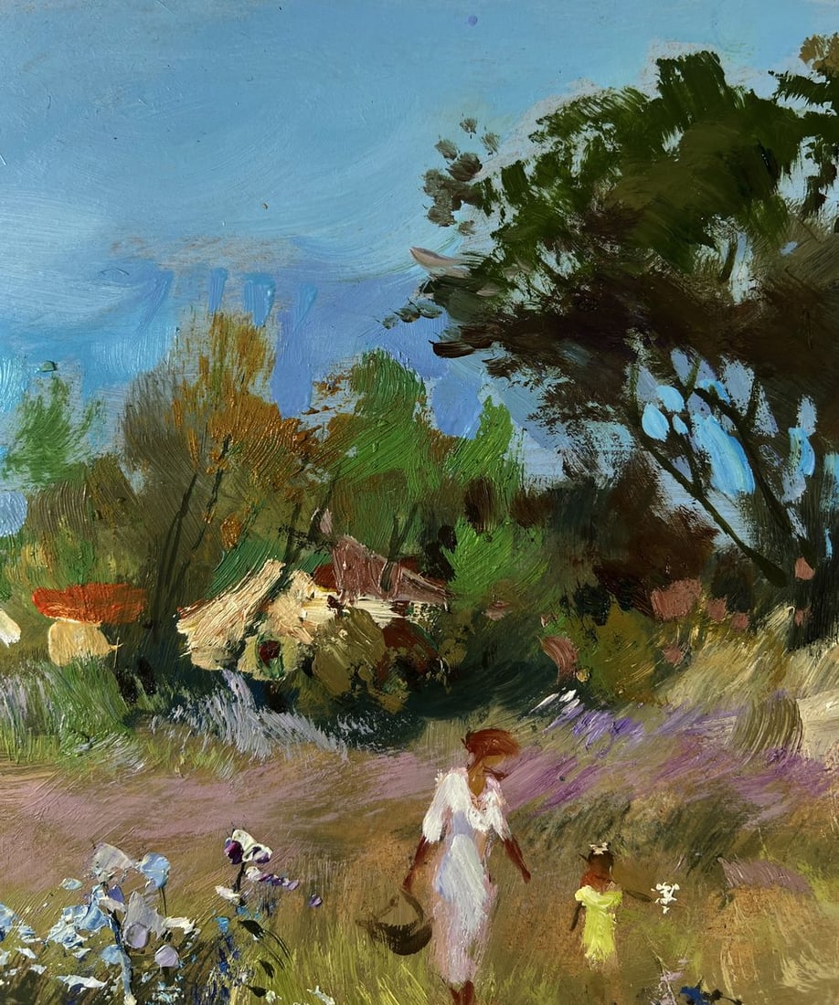 Oil painting Joyful walks through the field Yuriy Suprunchuk - 5