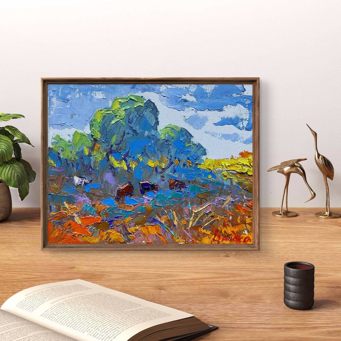 Oil painting The coolness of the evening Oleksiy Ivanyuk - 2