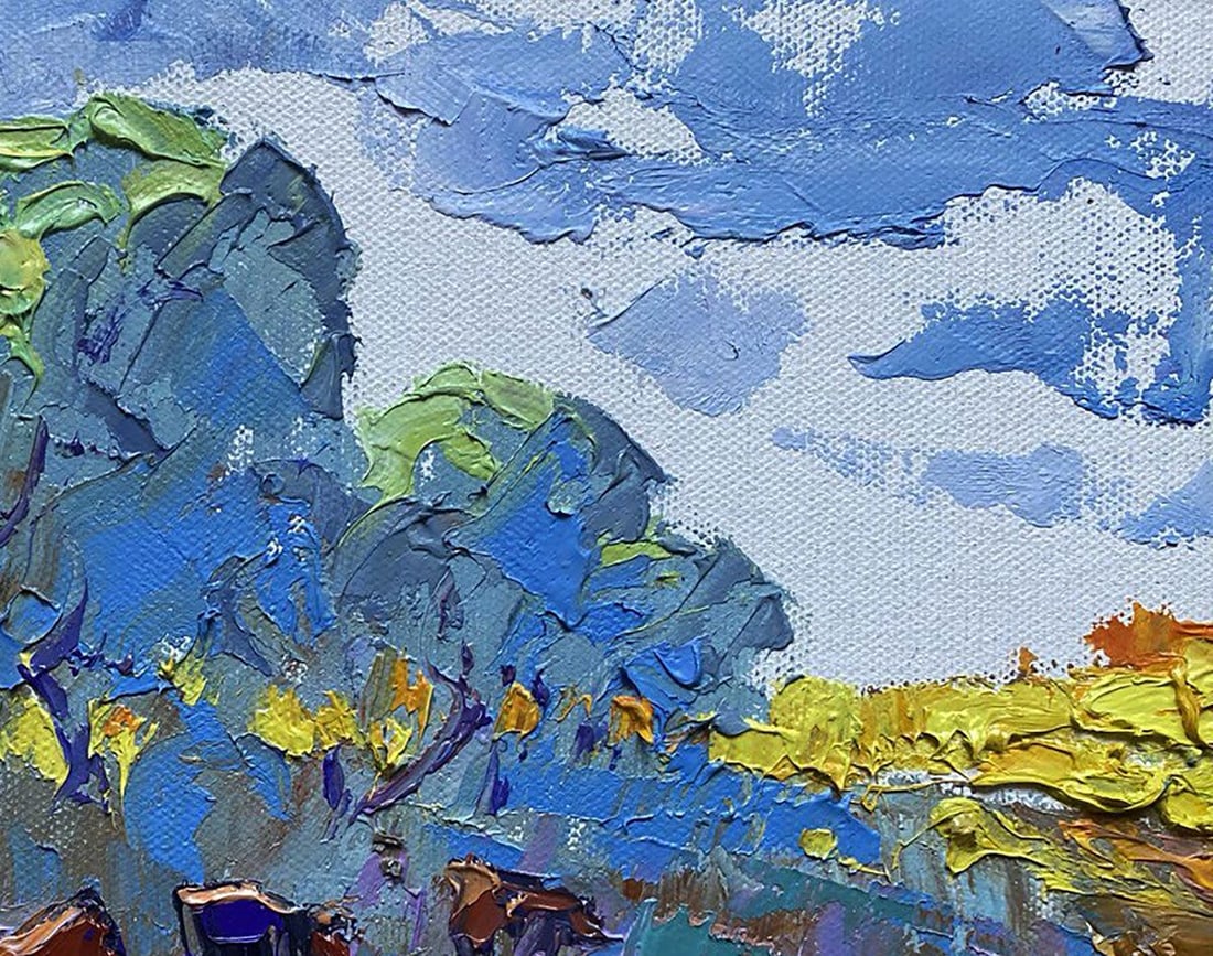 Oil painting The coolness of the evening Oleksiy Ivanyuk - 5