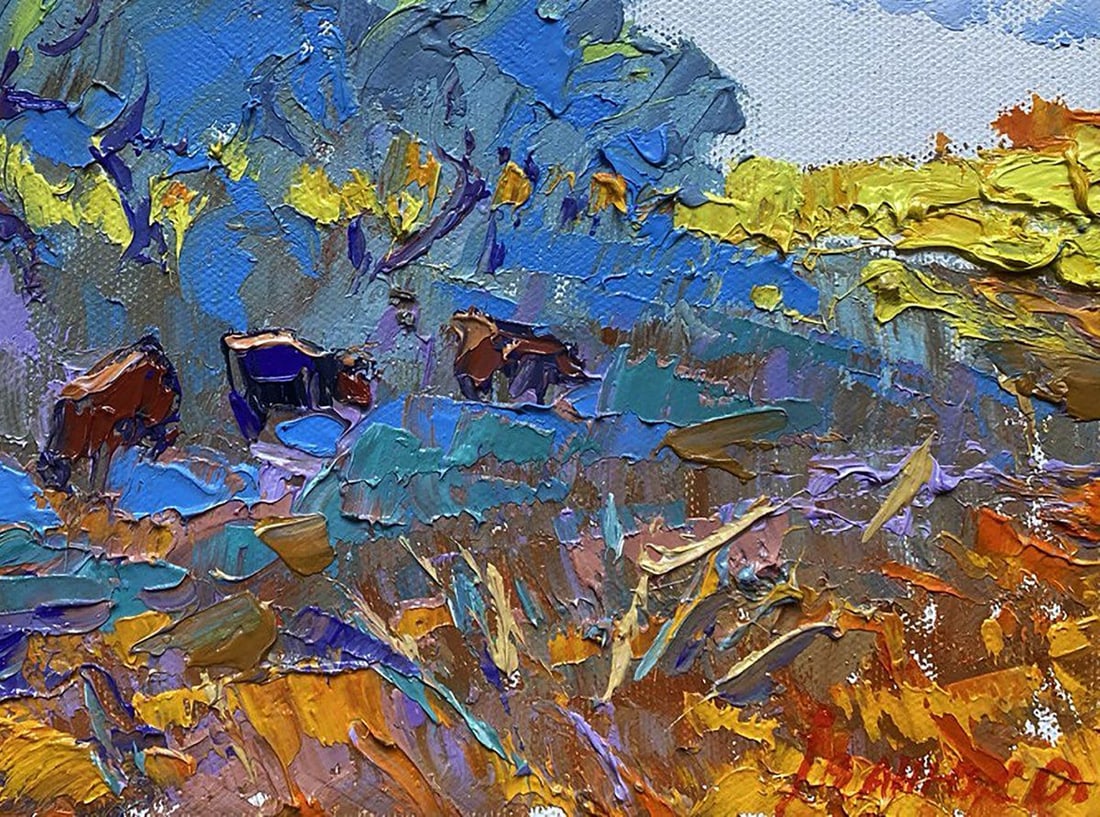 Oil painting The coolness of the evening Oleksiy Ivanyuk - 7