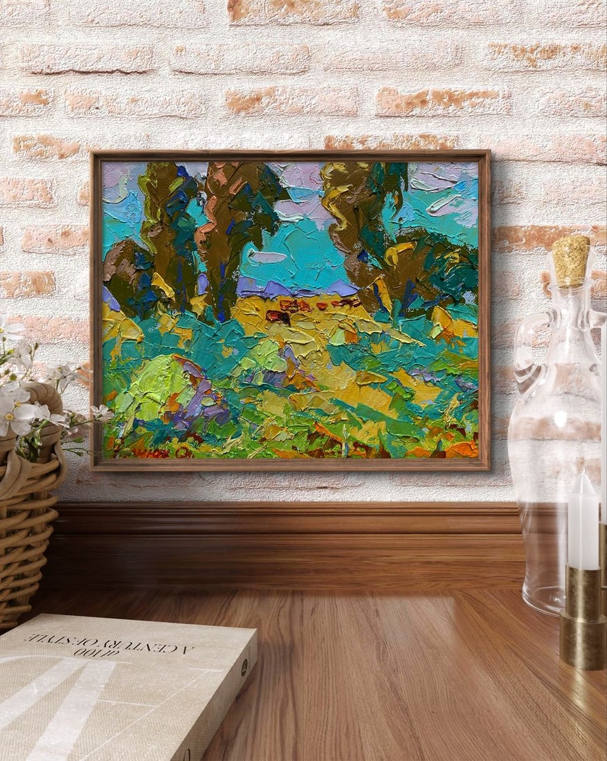 Oil painting Morning on the pasture Oleksiy Ivanyuk - 3